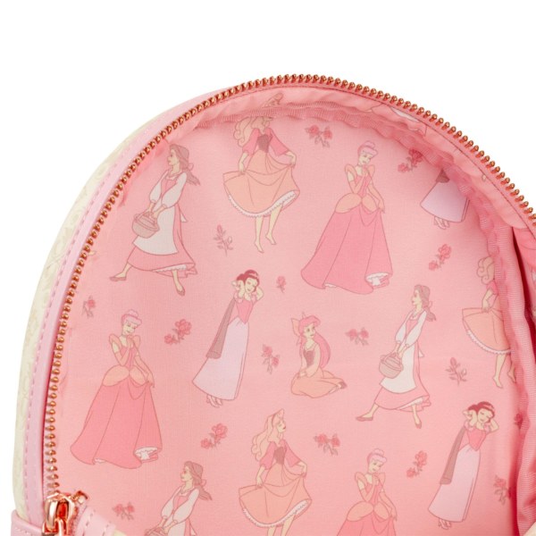 EXCLUSIVITY - MINI BACKPACK PRINCESSES DAMASK - DISNEY LOUNGEFLY