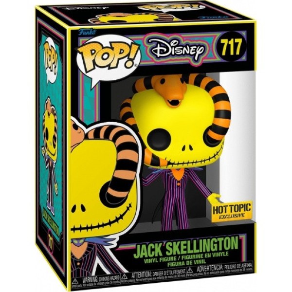 FUNKO POP! 717 - JACK WITH A SNAKE (BLACKLIGHT) - THE NIGHTMARE BEFORE CHRISTMAS