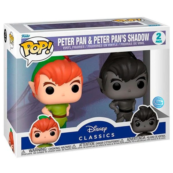 FUNKO POP! 2PACK - PETER PAN & HIS SHADOW - PETER PAN