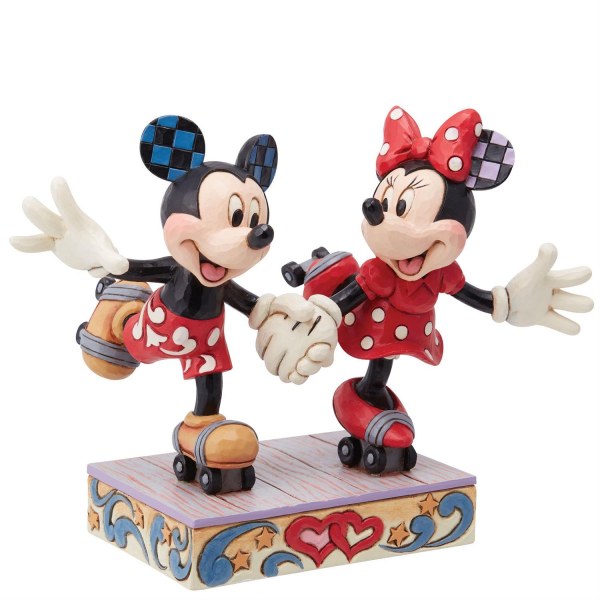 MICKEY AND MINNIE ROLLER-SKATE - DISNEY TRADITIONS