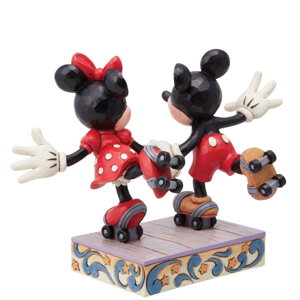 MICKEY AND MINNIE ROLLER-SKATE - DISNEY TRADITIONS