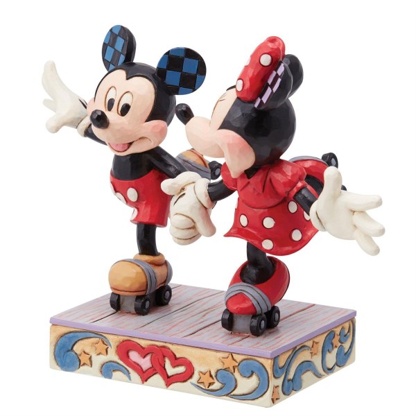 MICKEY AND MINNIE ROLLER-SKATE - DISNEY TRADITIONS