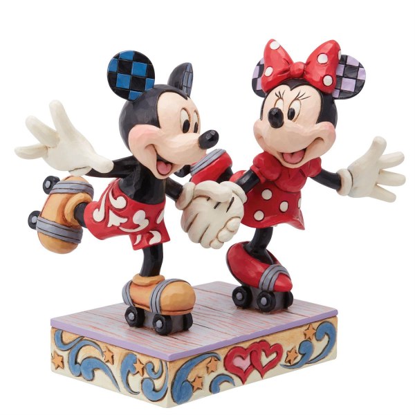MICKEY AND MINNIE ROLLER-SKATE - DISNEY TRADITIONS