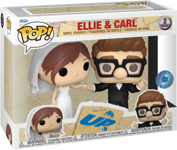 FUNKO POP! 2PACK - ELLIE & CARL'S WEDDING - UP