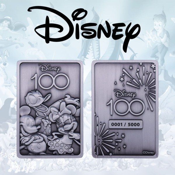DISNEY 100TH ANNIVERSARY COLLECTIBLE INGOT - LIMITED EDITION