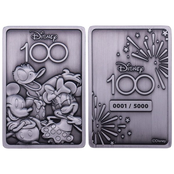 DISNEY 100TH ANNIVERSARY COLLECTIBLE INGOT - LIMITED EDITION
