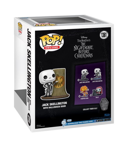 FUNKO POP! DELUXE 1361 - JACK AND THE HALLOWEEN DOOR - THE NIGHTMARE BEFORE CHRISTMAS