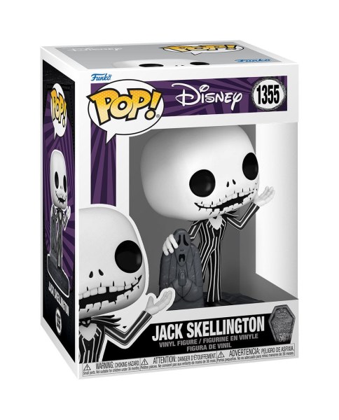 FUNKO POP! 1355 - JACK AND A TOMBSTONE - THE NIGHTMARE BEFORE CHRISTMAS 30TH ANNIVERSARY
