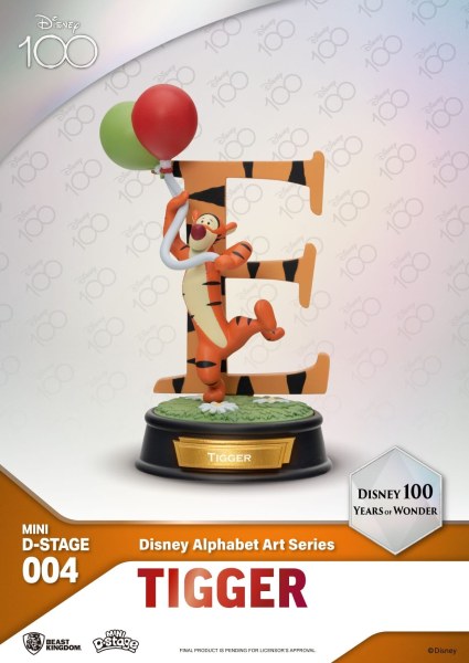 PACK OF 6 DISNEY ALPHABET FIGURINES - 100 YEARS OF WONDER DISNEY MINI EGG ATTACK