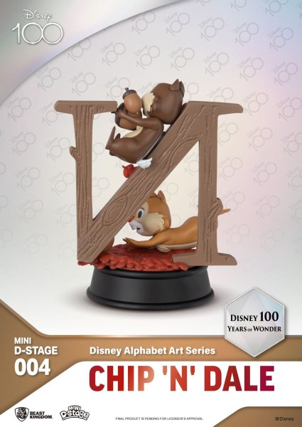 PACK OF 6 DISNEY ALPHABET FIGURINES - 100 YEARS OF WONDER DISNEY MINI EGG ATTACK
