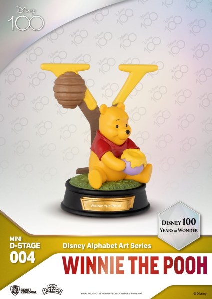 PACK OF 6 DISNEY ALPHABET FIGURINES - 100 YEARS OF WONDER DISNEY MINI EGG ATTACK