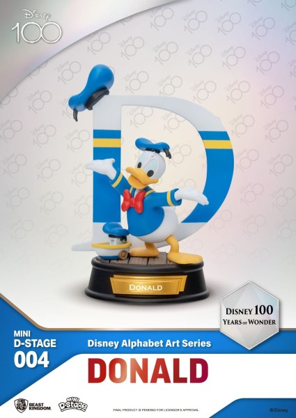 PACK OF 6 DISNEY ALPHABET FIGURINES - 100 YEARS OF WONDER DISNEY MINI EGG ATTACK