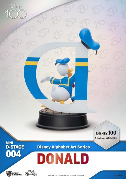 PACK OF 6 DISNEY ALPHABET FIGURINES - 100 YEARS OF WONDER DISNEY MINI EGG ATTACK