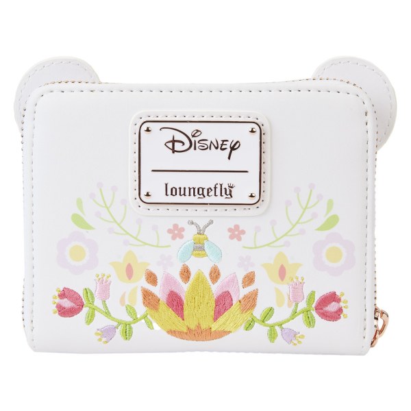 WINNIE THE POOH WALLET COSPLAY FOLK FLORAL - DISNEY LOUNGEFLY