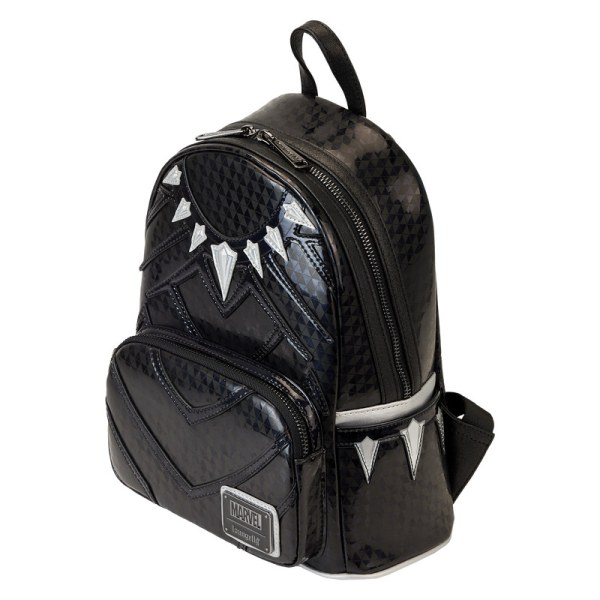 METALLIC BLACK PANTHER COSPLAY MINI BACKPACK - MARVEL LOUNGEFLY