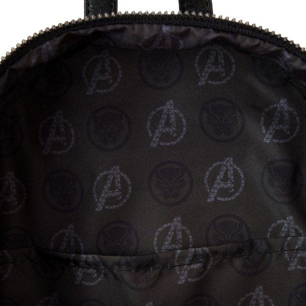 METALLIC BLACK PANTHER COSPLAY MINI BACKPACK - MARVEL LOUNGEFLY
