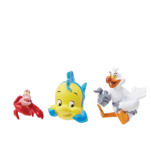 SET 3 LITTLE MERMAID FIGURINES - DISNEY SHOWCASE