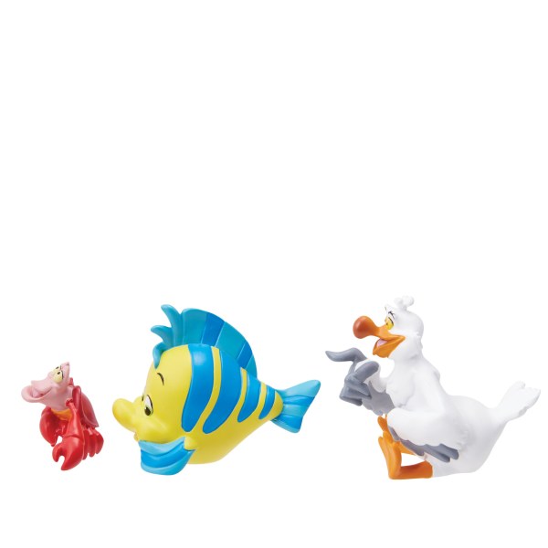 SET 3 LITTLE MERMAID FIGURINES - DISNEY SHOWCASE