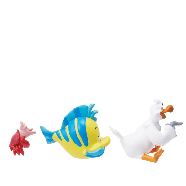 SET 3 LITTLE MERMAID FIGURINES - DISNEY SHOWCASE