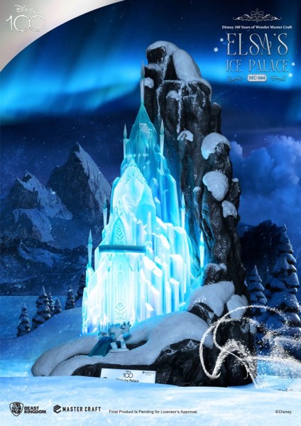 DISNEY 100 SNOW QUEEN ELSA ICE PALACE - DISNEY MASTERCRAFT