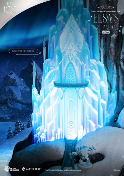 DISNEY 100 SNOW QUEEN ELSA ICE PALACE - DISNEY MASTERCRAFT