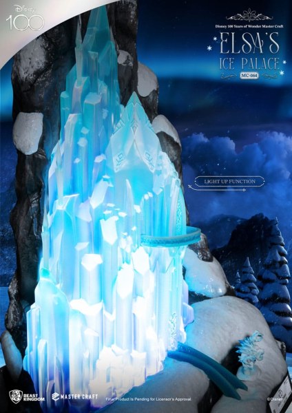 DISNEY 100 SNOW QUEEN ELSA ICE PALACE - DISNEY MASTERCRAFT