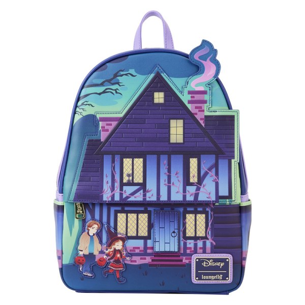 MINI BACKPACK HOCUS SANDERSON SISTERS HOUSE GLOW - DISNEY LOUNGEFLY
