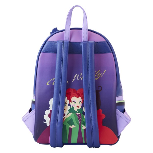 MINI BACKPACK HOCUS SANDERSON SISTERS HOUSE GLOW - DISNEY LOUNGEFLY