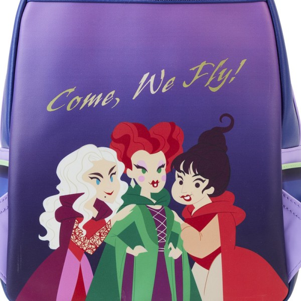 MINI BACKPACK HOCUS SANDERSON SISTERS HOUSE GLOW - DISNEY LOUNGEFLY