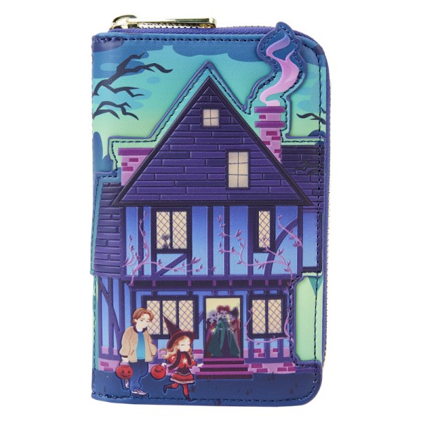HOCUS POCUS SISTERS HOUSE SANDERSON GLOW WALLET - DISNEY LOUNGEFLY