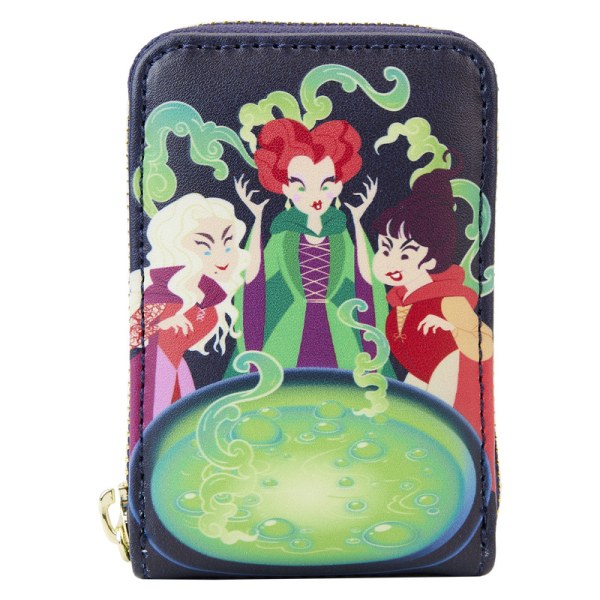 ACCORDION WALLET HOCUS POCUS SISTERS SANDERSON CAULDRON GLOW - DISNEY LOUNGEFLY