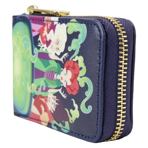ACCORDION WALLET HOCUS POCUS SISTERS SANDERSON CAULDRON GLOW - DISNEY LOUNGEFLY