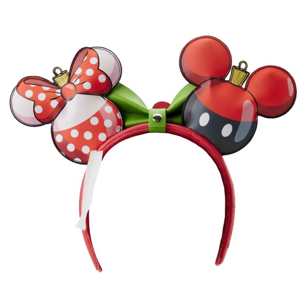 MICKEY MINNIE CHRISTMAS ORNAMENT HEADBAND - DISNEY LOUNGEFLY