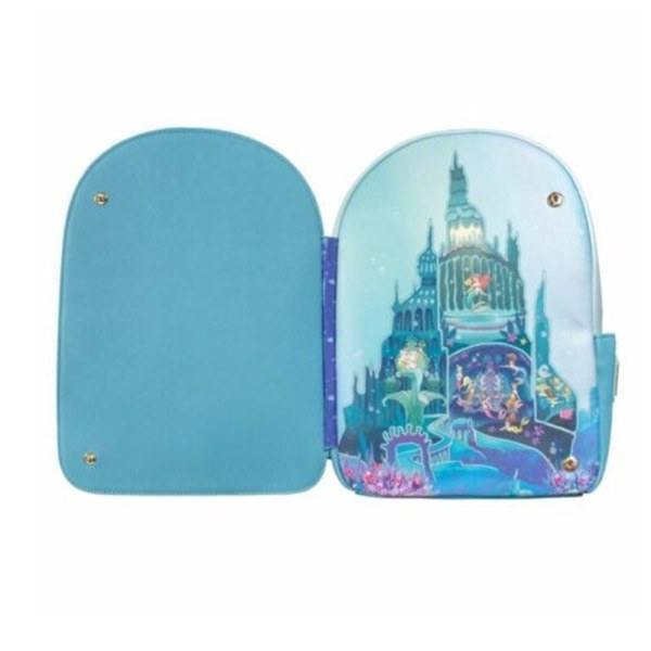 MINI BACKPACK ARIEL CASTLE - DISNEY LOUNGEFLY