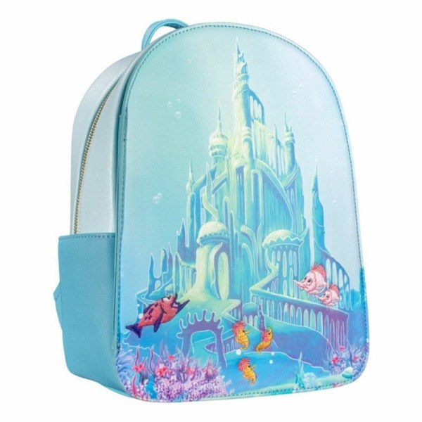 MINI BACKPACK ARIEL CASTLE - DISNEY LOUNGEFLY