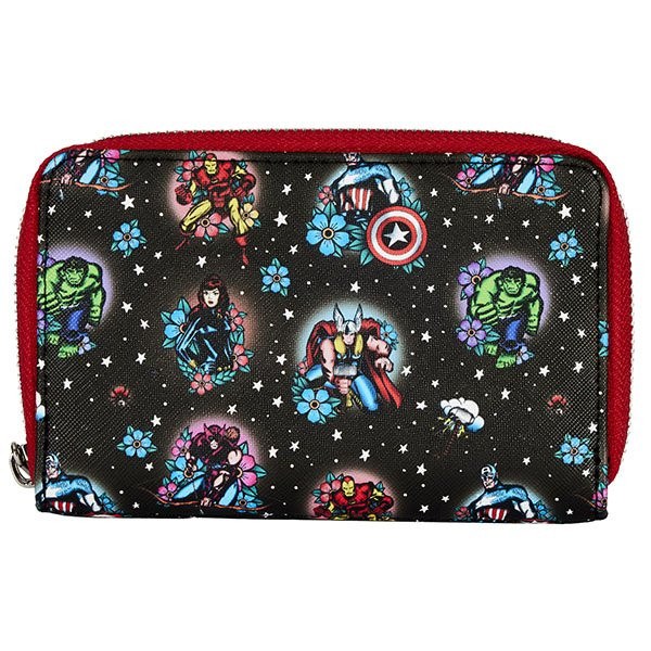 AVENGERS TATTOO WALLET - MARVEL LOUNGEFLY