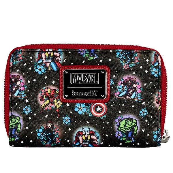 AVENGERS TATTOO WALLET - MARVEL LOUNGEFLY