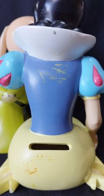 Snow White & Dopey money bank - Disney